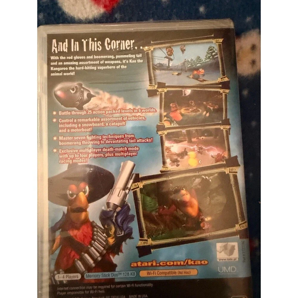 Kao Challengers (Sony PSP, 2006) Factory Sealed. Brand New -Atari Rated Everyone